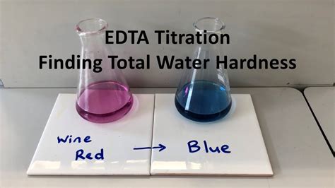 hardness test of water by edta|complexometric titration hardness of water.